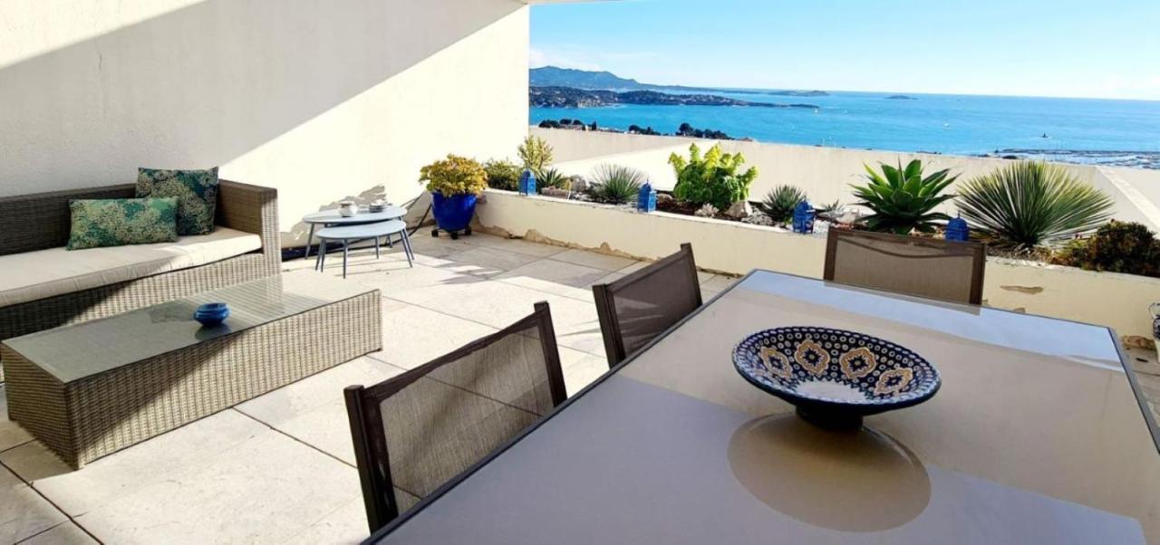 Vue Mer Panoramique - Grande Terrasse Et Piscine Bandol Eksteriør bilde